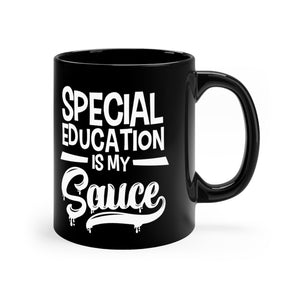 Special Education Black mug 11oz