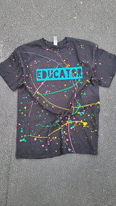 Educator Tshirt Color Splash