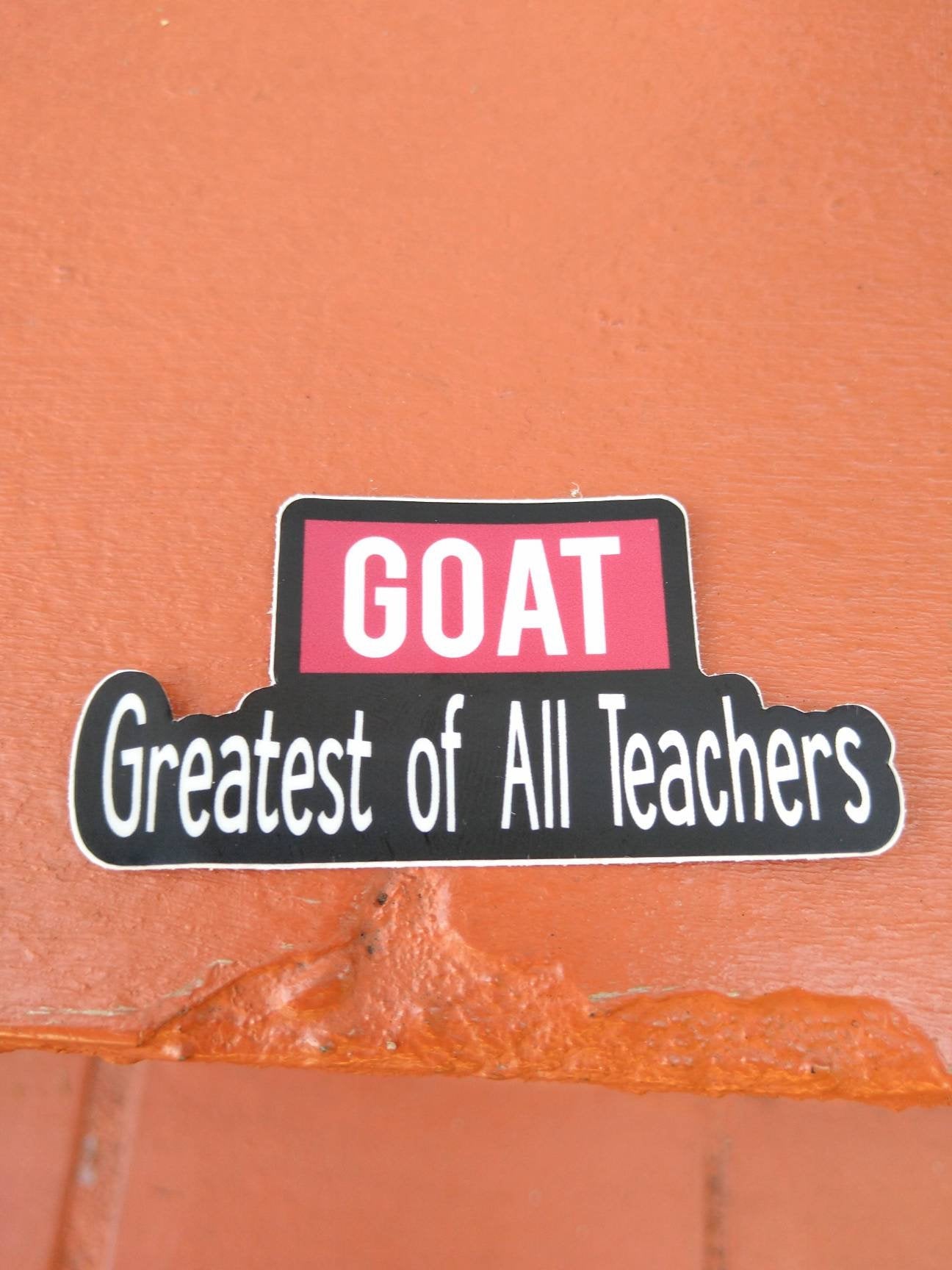 Greatest Teacher Sticker