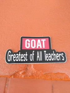 Greatest Teacher Sticker